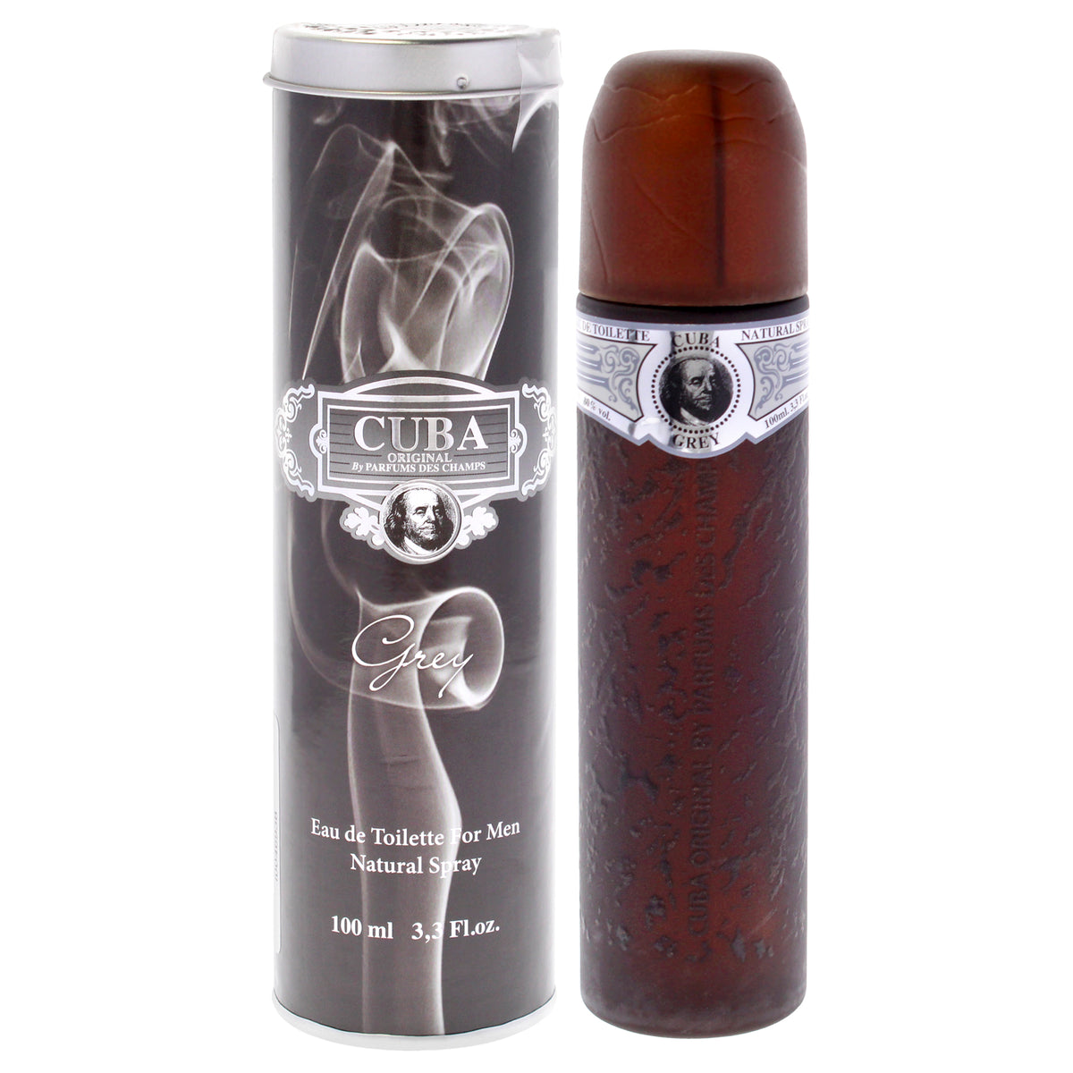 Cuba Grey by Cuba for Men  33 oz EDT Spray Tester