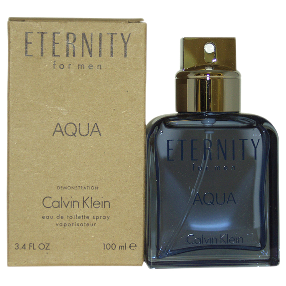 Eternity Aqua by Calvin Klein for Men  34 oz EDT Spray Tester