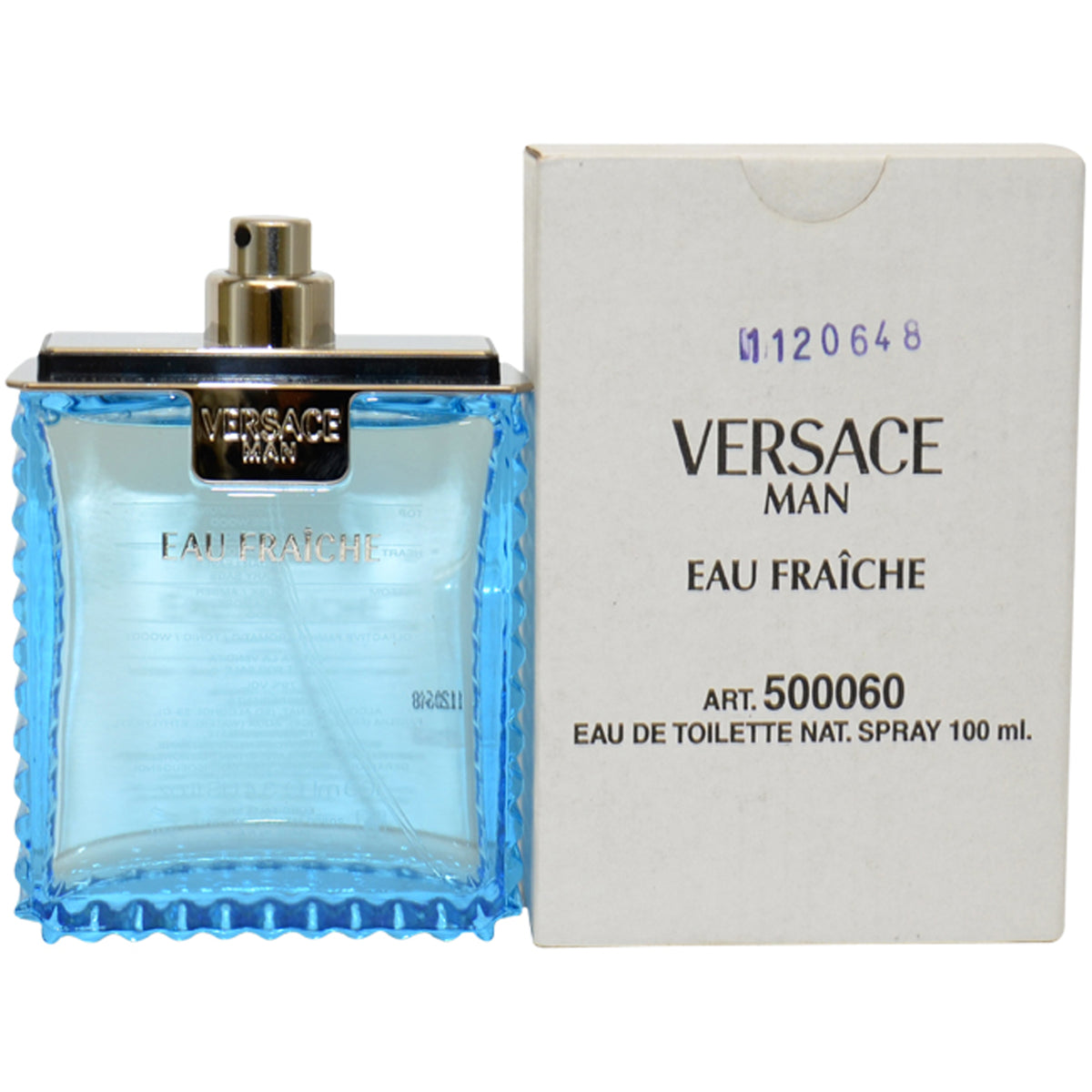 Versace Man Eau Fraiche by Versace for Men  34 oz EDT Spray Tester