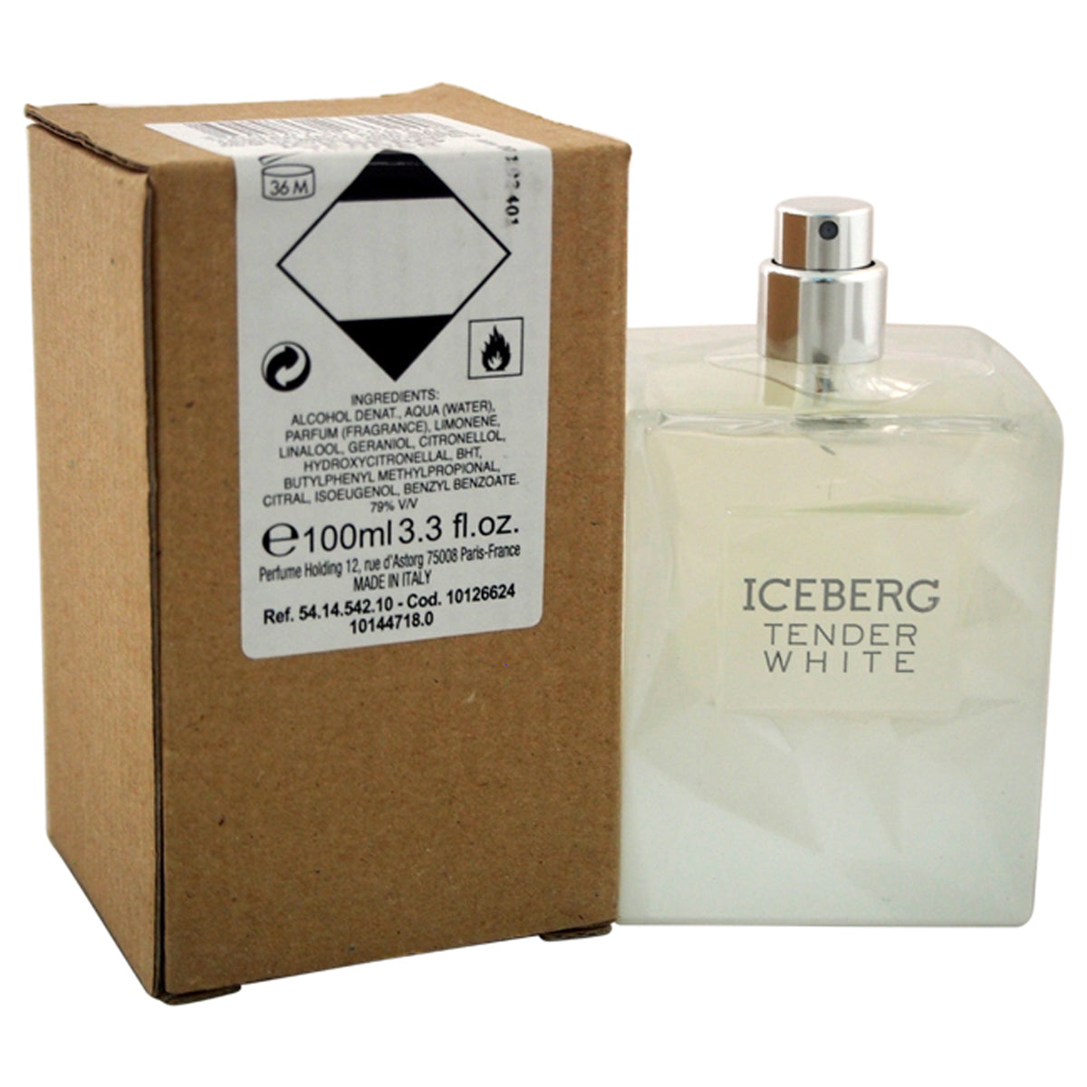 Iceberg Tender White by Iceberg for Women  33 oz EDT Spray Tester