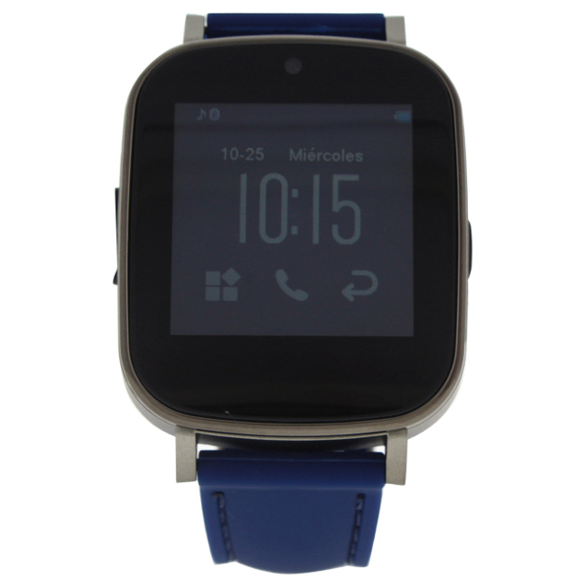 EKG3 Montre Connectee Silicone Strap Smart Watch  Blue by Eclock for Unisex  1 Pc Watch