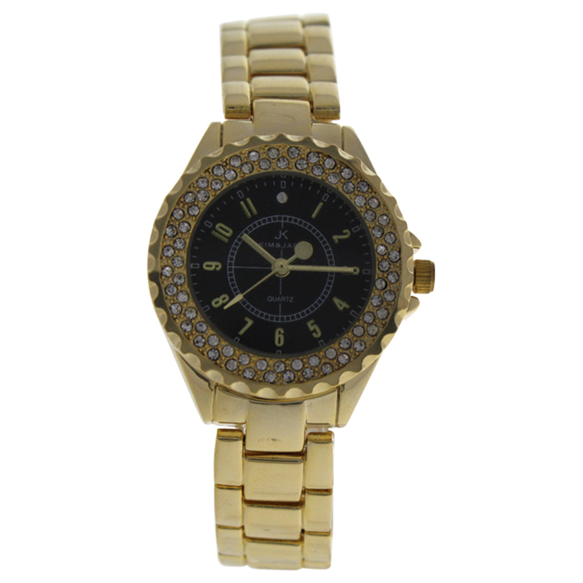 2033LGB Gold Stainless Steel Bracelet Watch by Kim  Jade for Women  1 Pc Watch