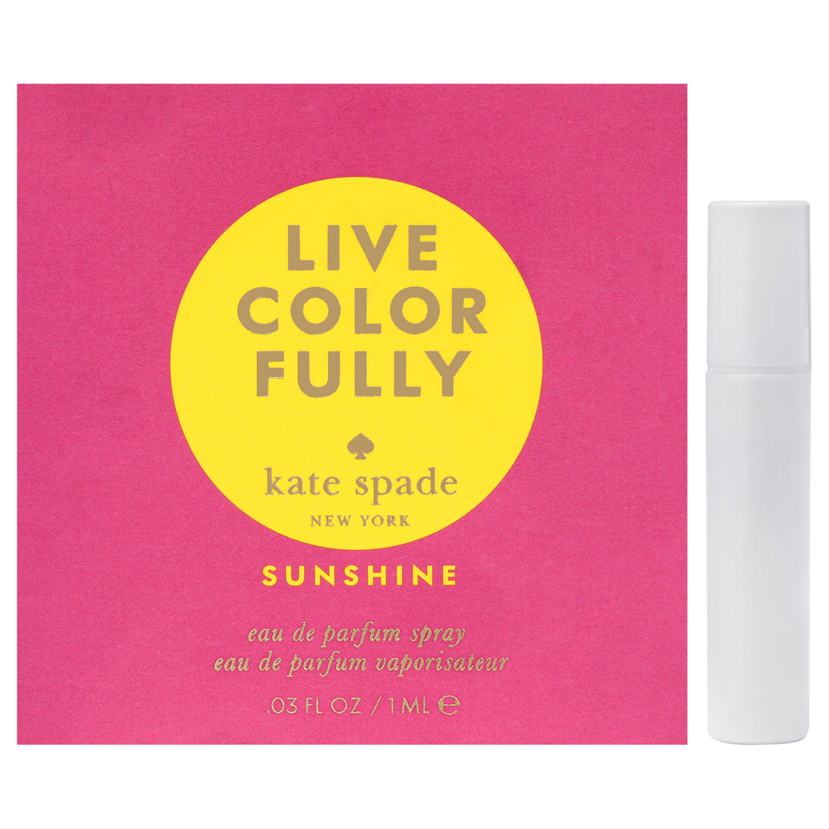 Live Colorfully Sunshine by Kate Spade for Women  1 Pc Vial on Card