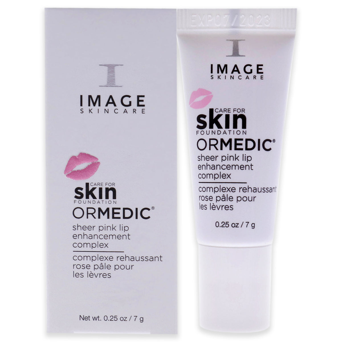 Ormedic Sheer Pink Lip Enhancement Complex by Image for Unisex  025 oz Lip Treatment