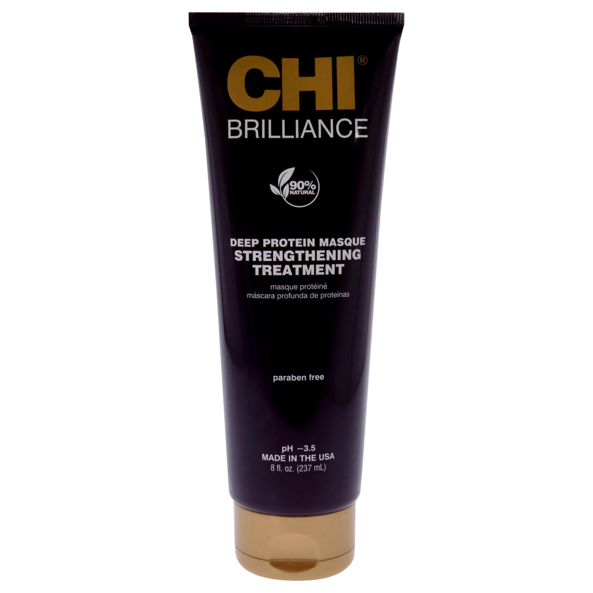 Deep Brilliance Deep Protein Masque Strengthening Treatment by CHI for Unisex  8 oz Treatment