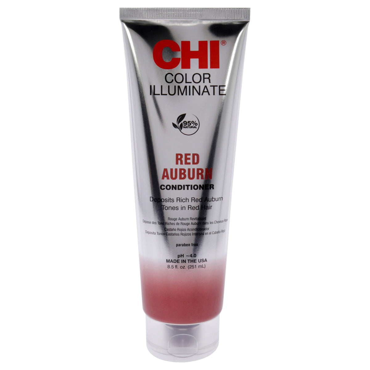 Ionic Color Illuminate Conditioner  Red Auburn by CHI for Unisex  85 oz Conditioner