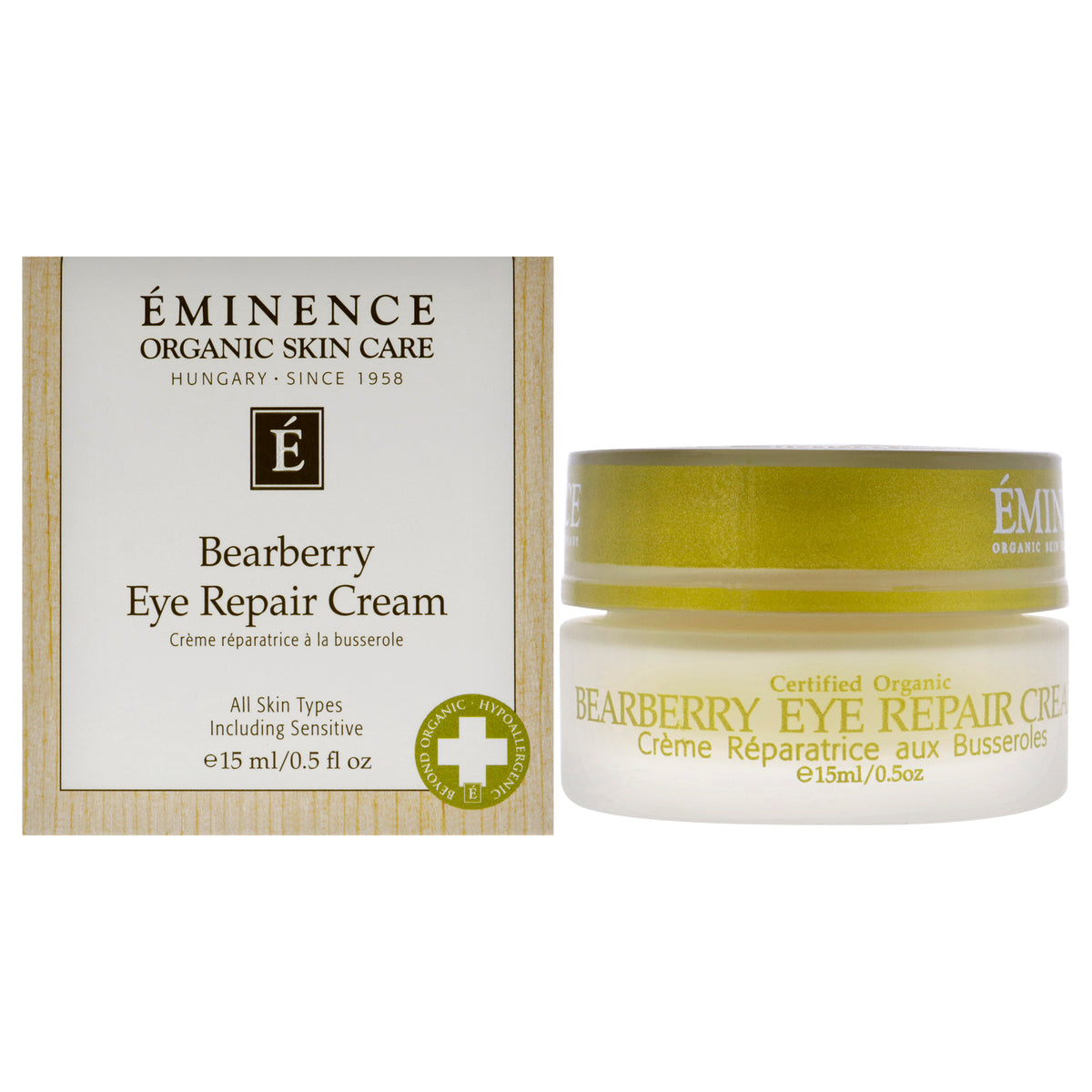 Bearberry Eye Repair Cream by Eminence for Unisex  05 oz Cream