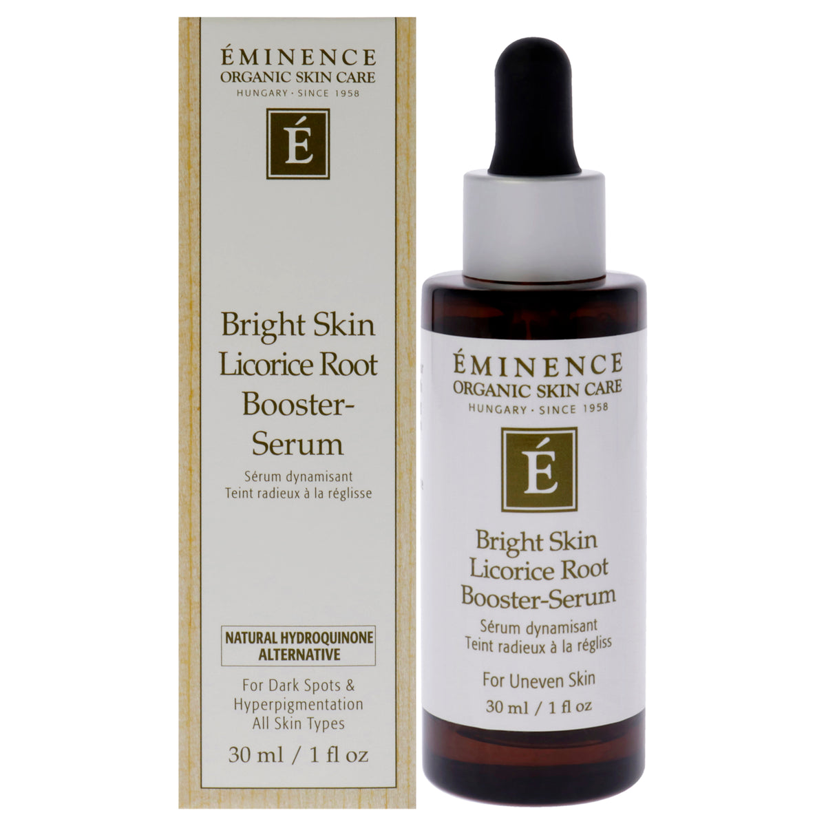 Bright Skin Licorice Root BoosterSerum by Eminence for Unisex  1 oz Serum