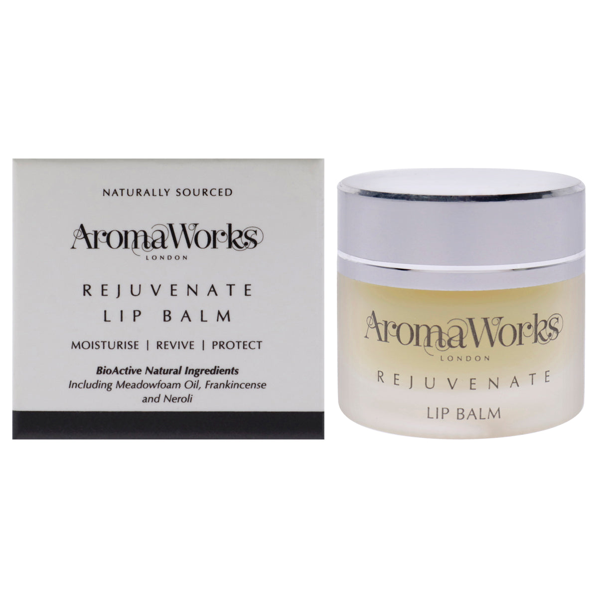 Rejuvenate Lip Balm by Aromaworks for Unisex  034 oz Lip Balm