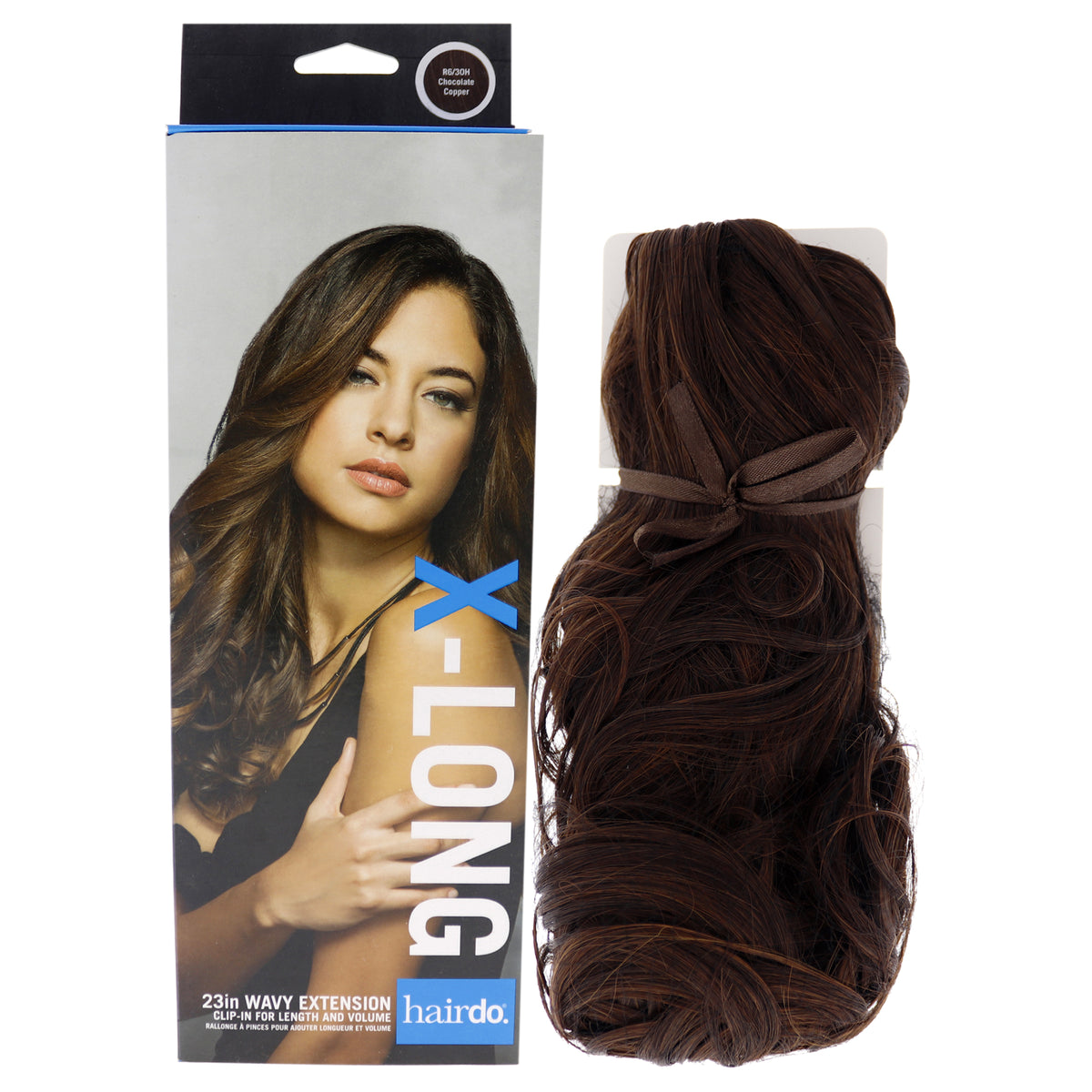 Wavy Extension  R6 30H Chocolate Copper by Hairdo for Women  23 Inch Hair Extension