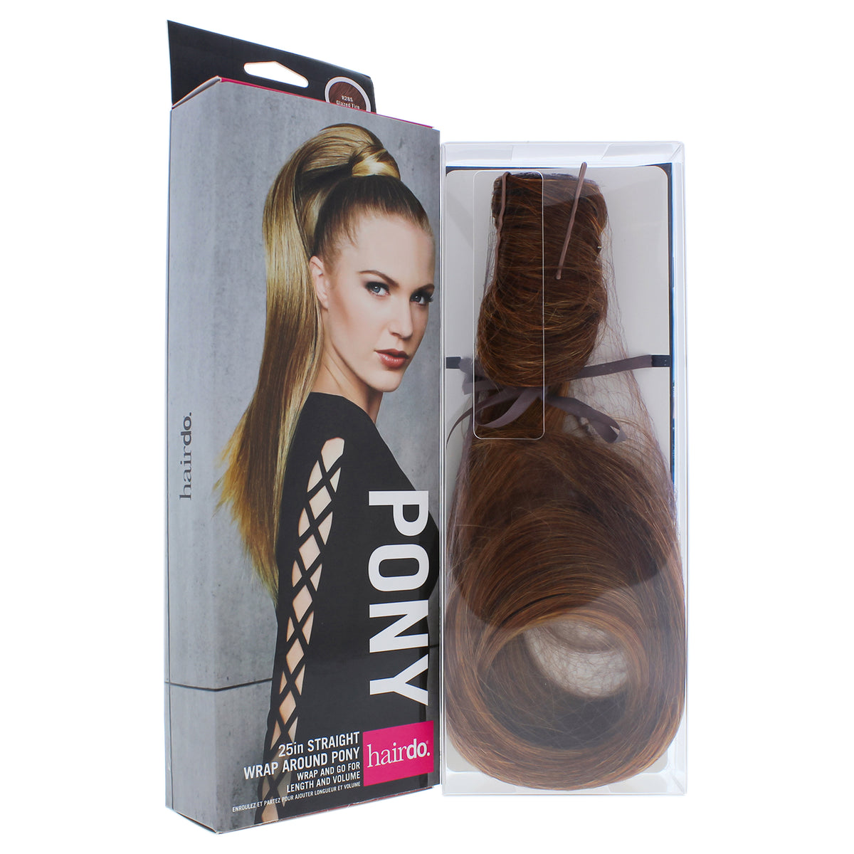 Straight Pony  R28S Glazed Fire by Hairdo for Women  25 Inch Hair Extension