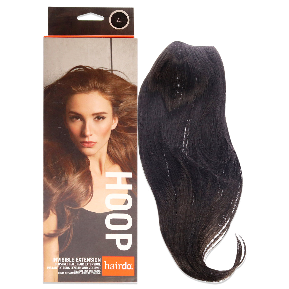 Invisible Extension  R1 Black by Hairdo for Women  1 Pc Hair Extension