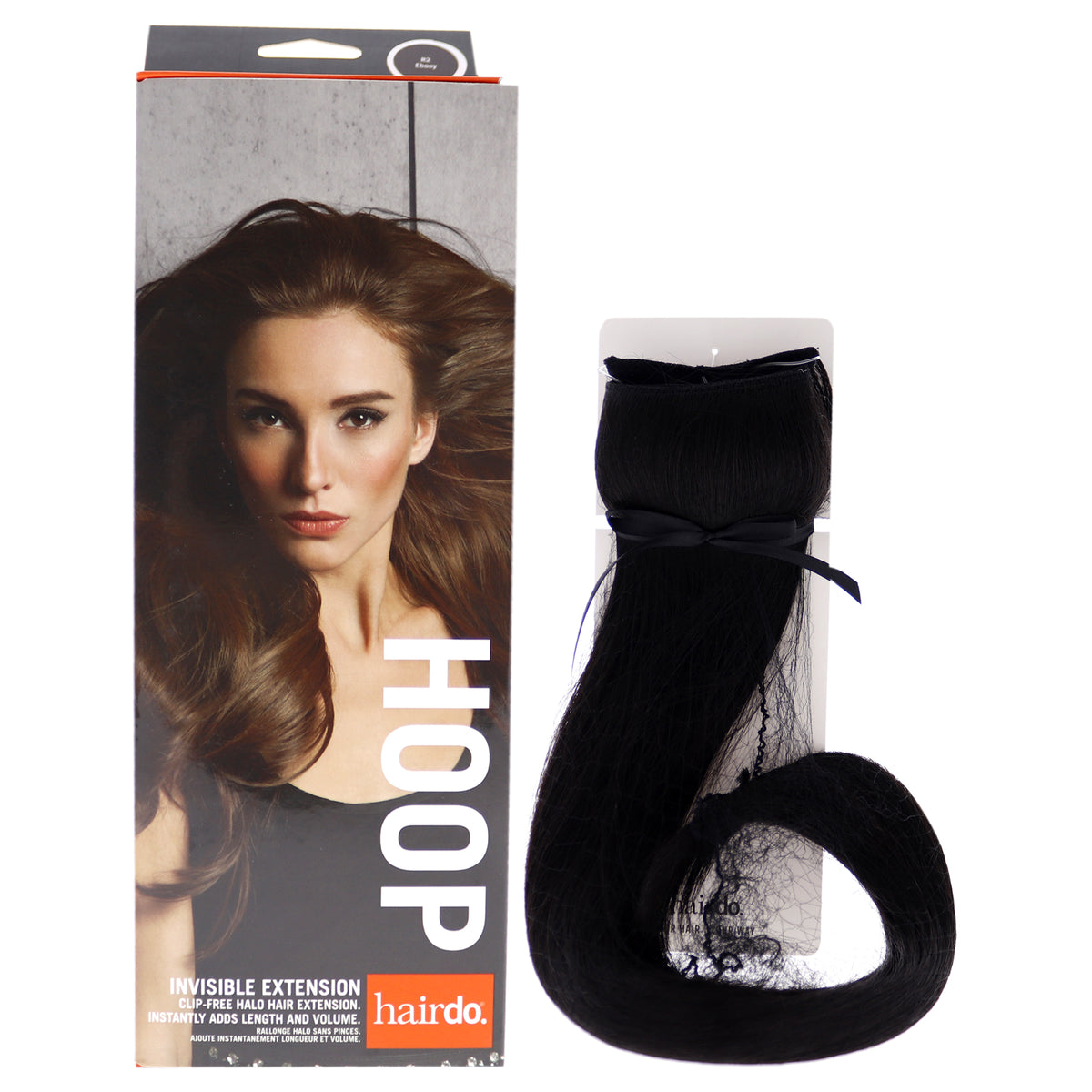 Invisible Extension  R2 Ebony by Hairdo for Women  1 Pc Hair Extension