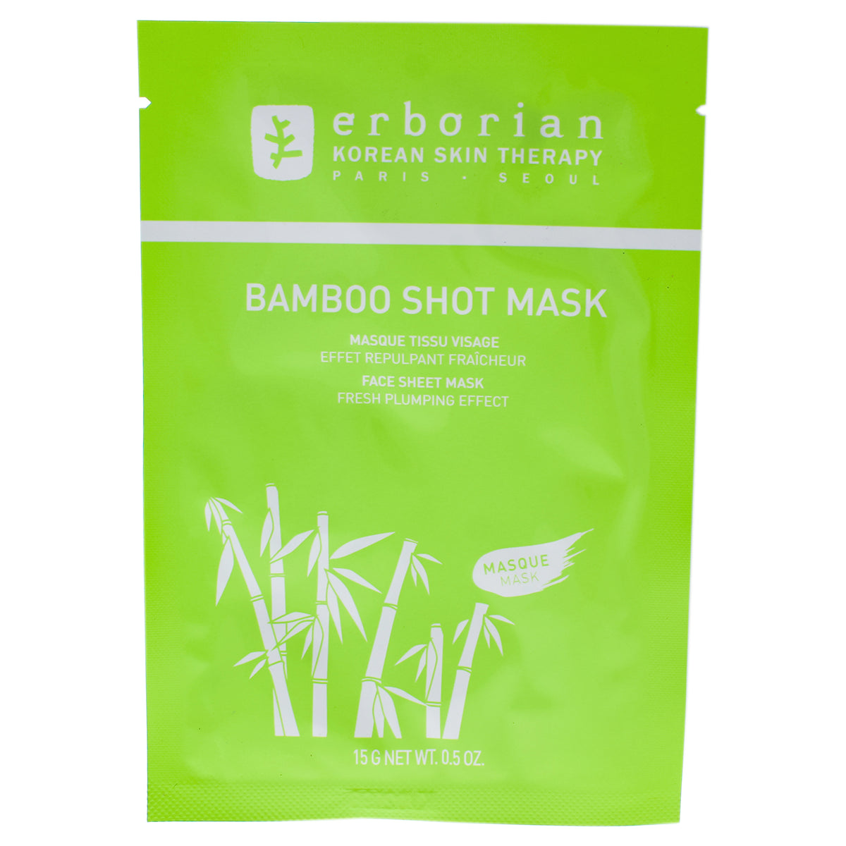 Bamboo Shot Mask by Erborian for Women  05 oz Mask