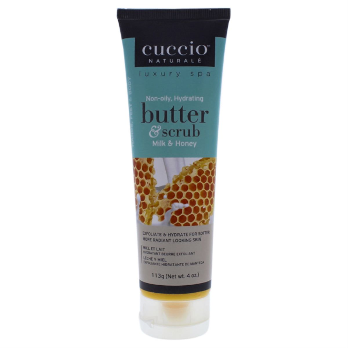 Butter and Scrub  Milk and Honey by Cuccio Naturale for Unisex  4 oz Scrub