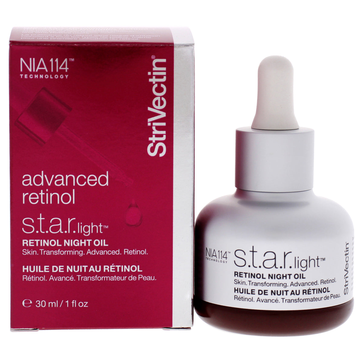 STAR Light Retinol Night Oil by Strivectin for Unisex  1 oz Oil