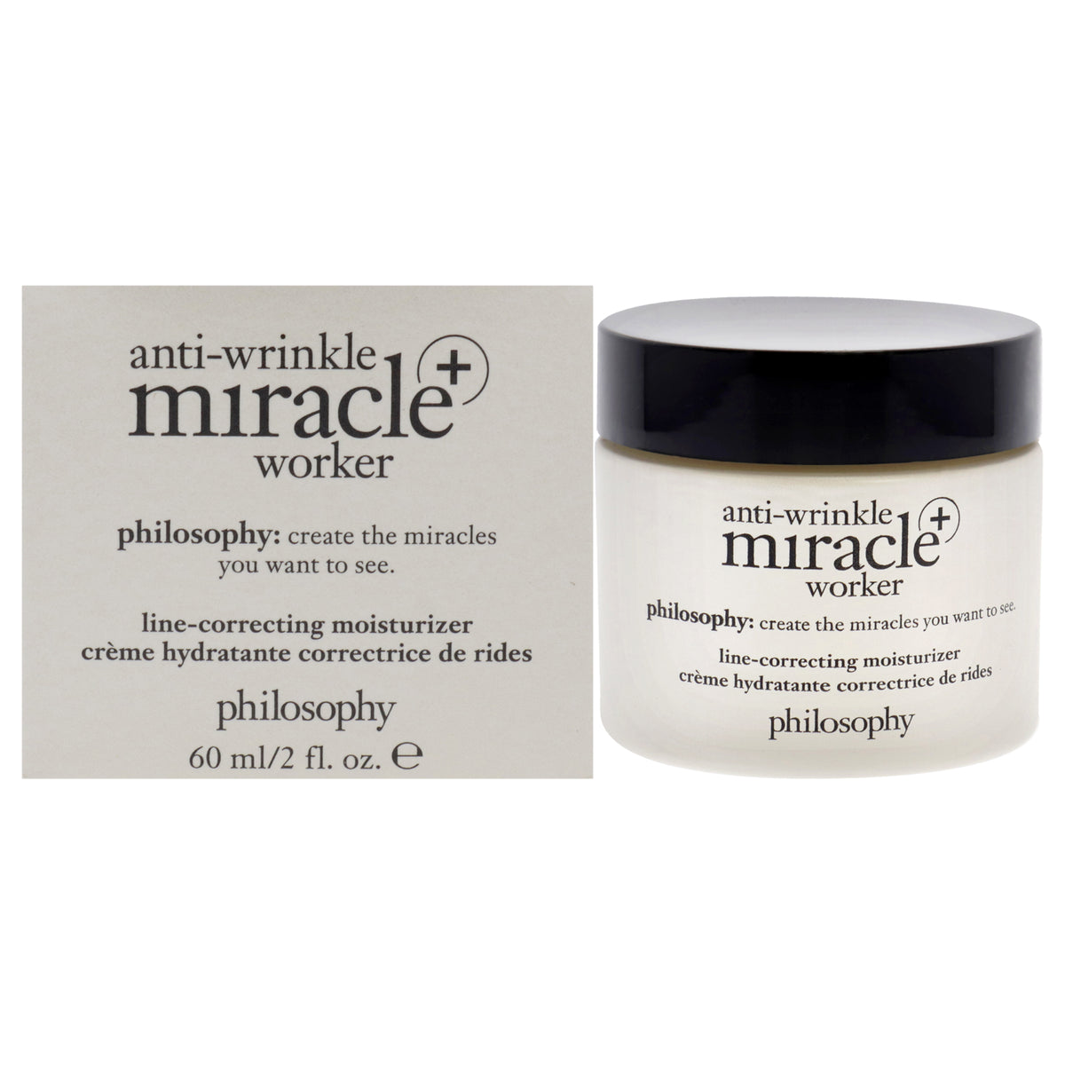 AntiWrinkle Miracle Worker Plus LineCorrecting Moisturizer by Philosophy for Unisex  2 oz Moisturizer