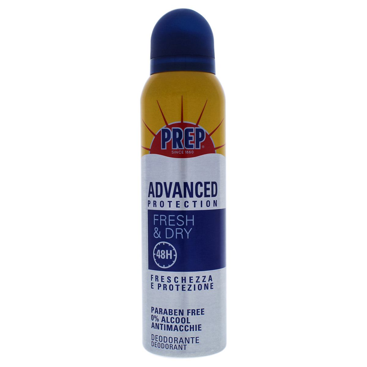 Advanced Protection Fresh and Dry Deodorant by Prep for Unisex  5 oz Deodorant Spray