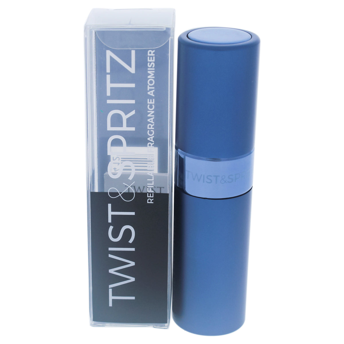 Twist and Spritz Atomiser  Blue by Twist and Spritz for Women  8 ml Refillable Spray Empty