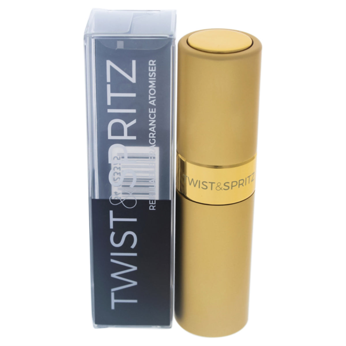 Twist and Spritz Atomiser  Gold by Twist and Spritz for Women  8 ml Refillable Spray Empty