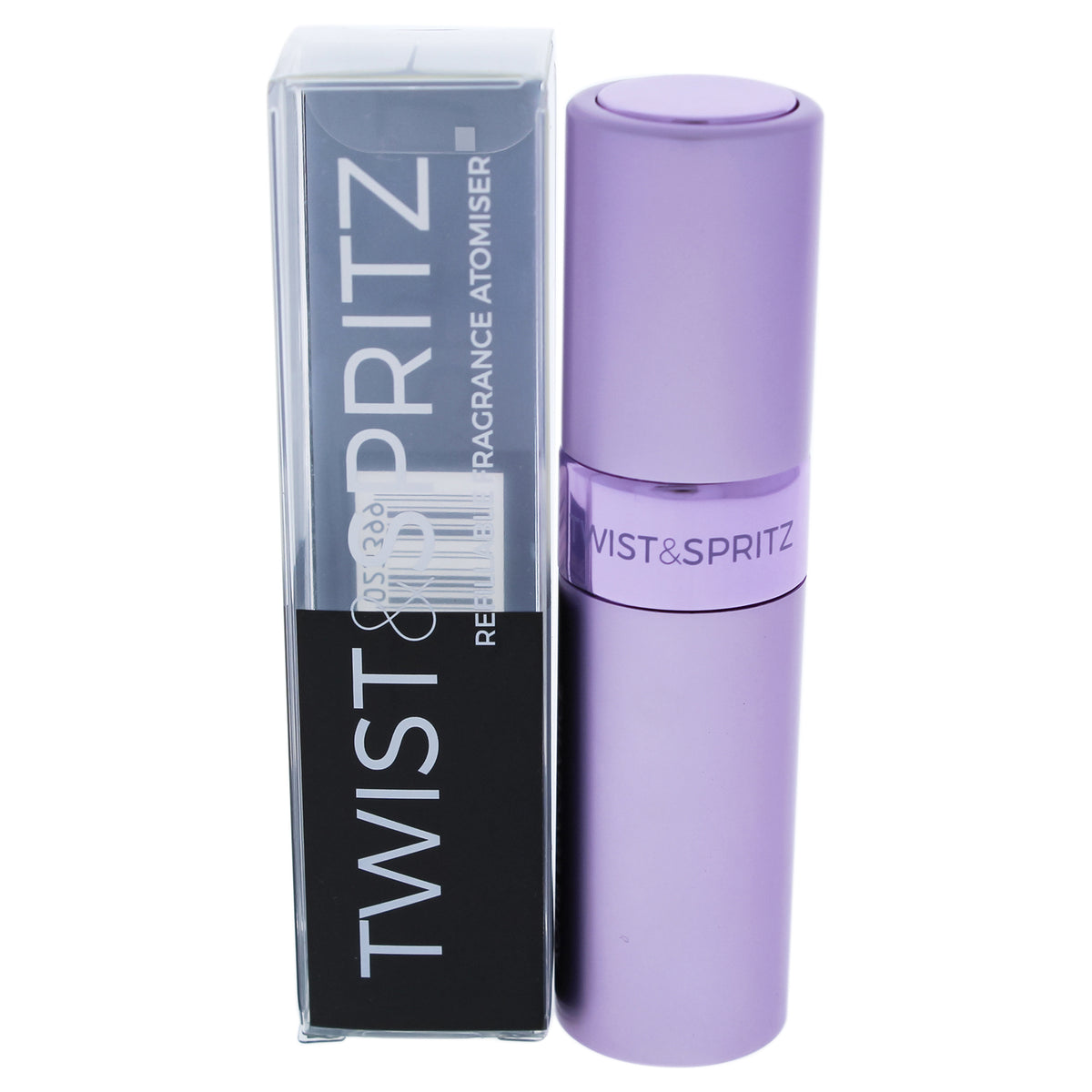 Twist and Spritz Atomiser  Light Purple by Twist and Spritz for Women  8 ml Refillable Spray Empty