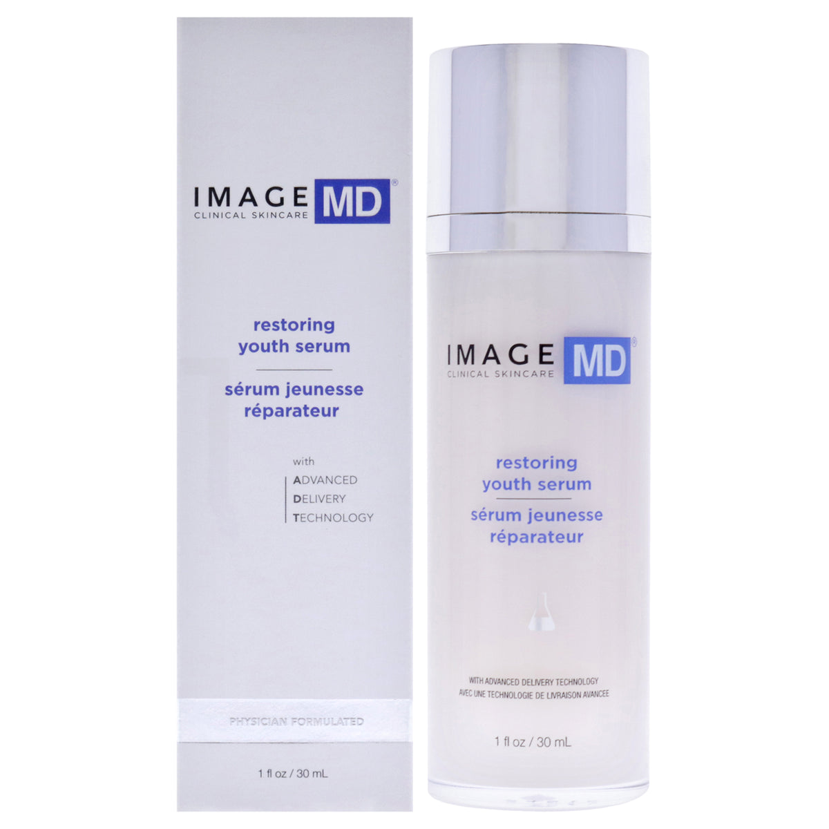 MD Restoring Youth Serum with ADT Technology by Image for Unisex  1 oz Serum