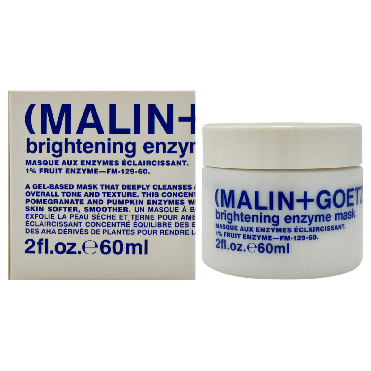 Brightening Enzyme Mask by Malin  Goetz for Unisex  2 oz Mask