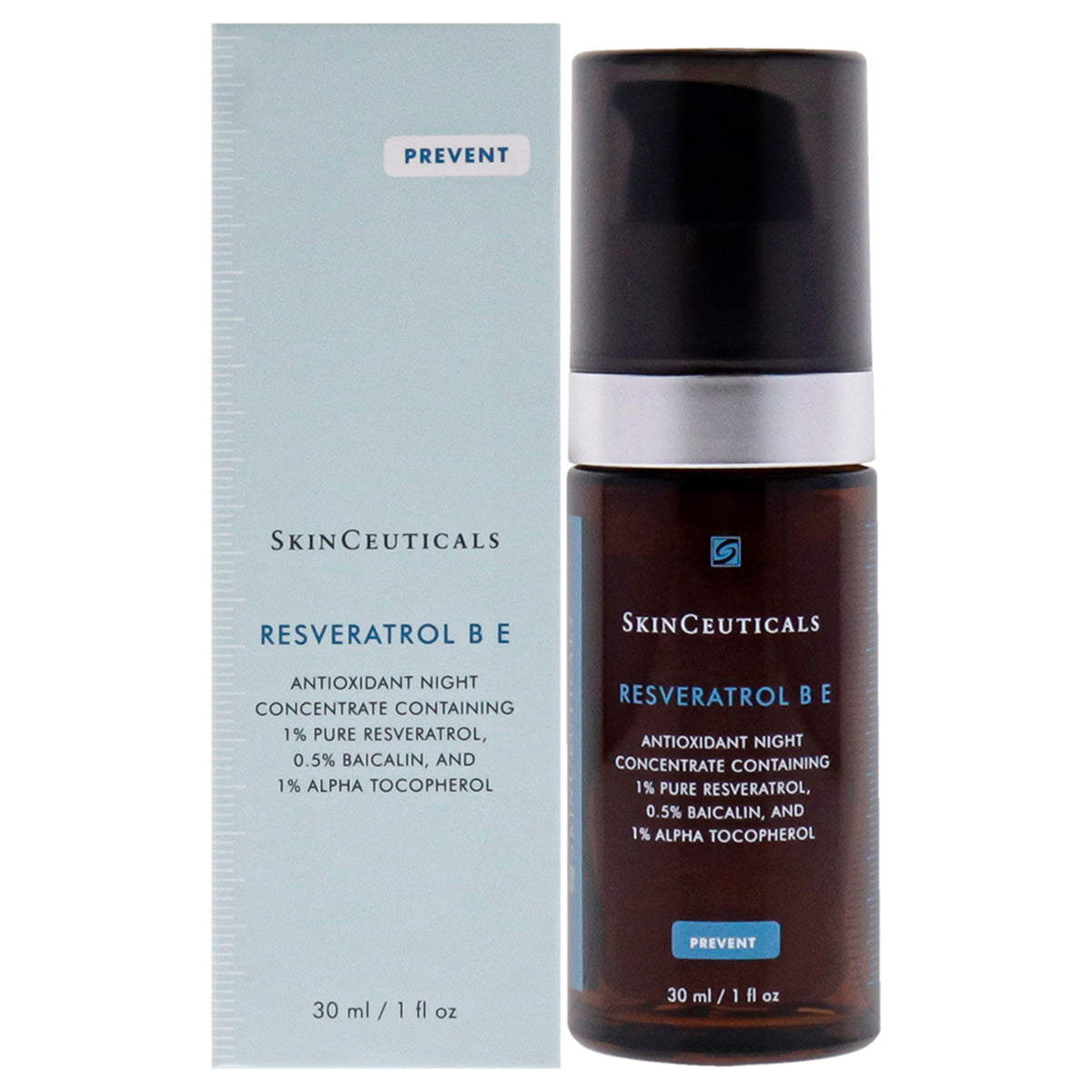 Resveratrol B E Antioxidant Night by SkinCeuticals for Unisex  1 oz Serum