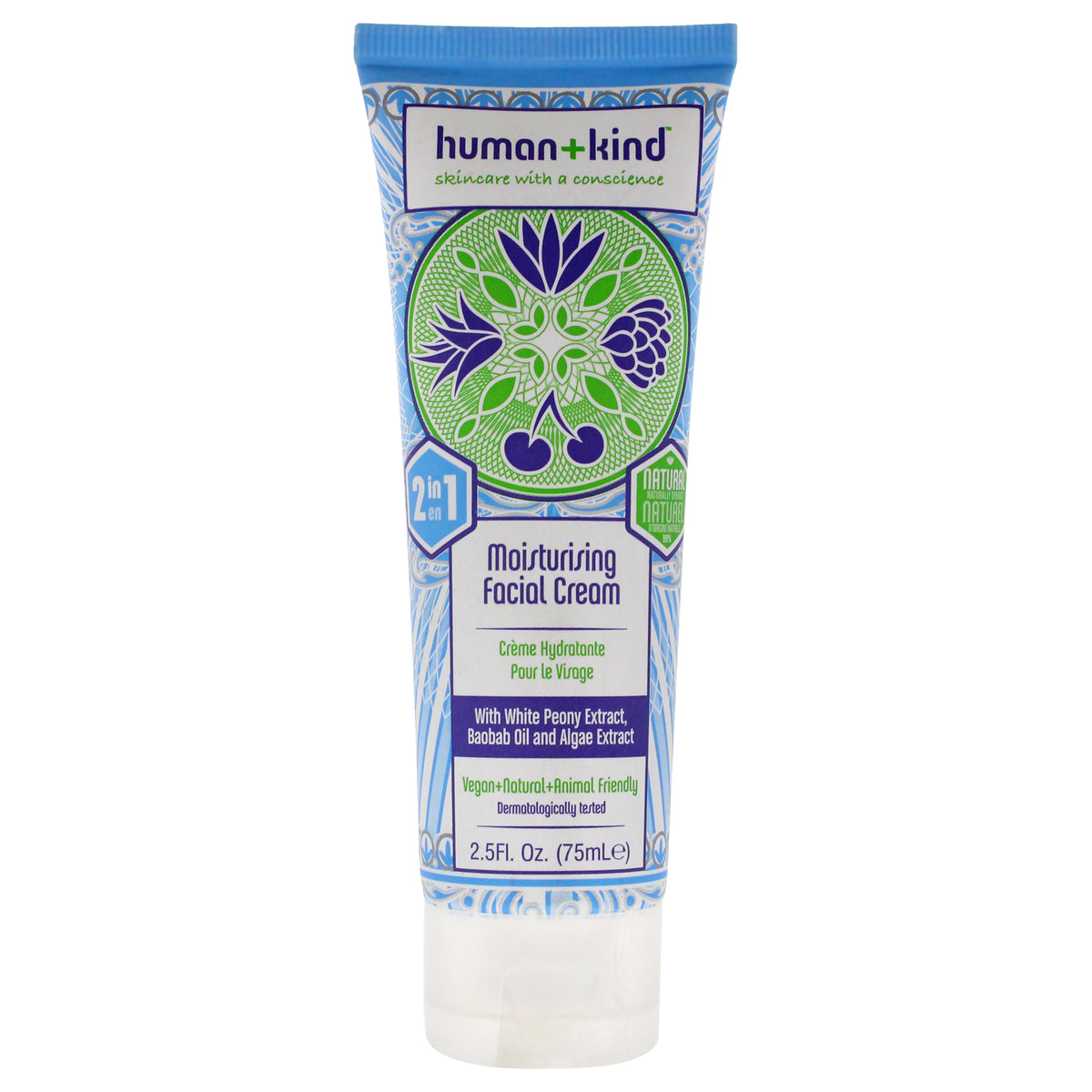 Moisturising Facial Cream by HumanKind for Unisex  25 oz Cream