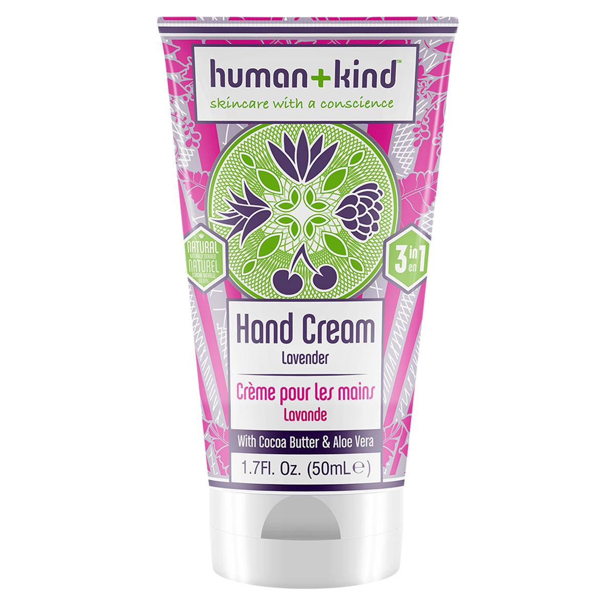 Hand Cream  Lavender by HumanKind for Unisex  17 oz Cream