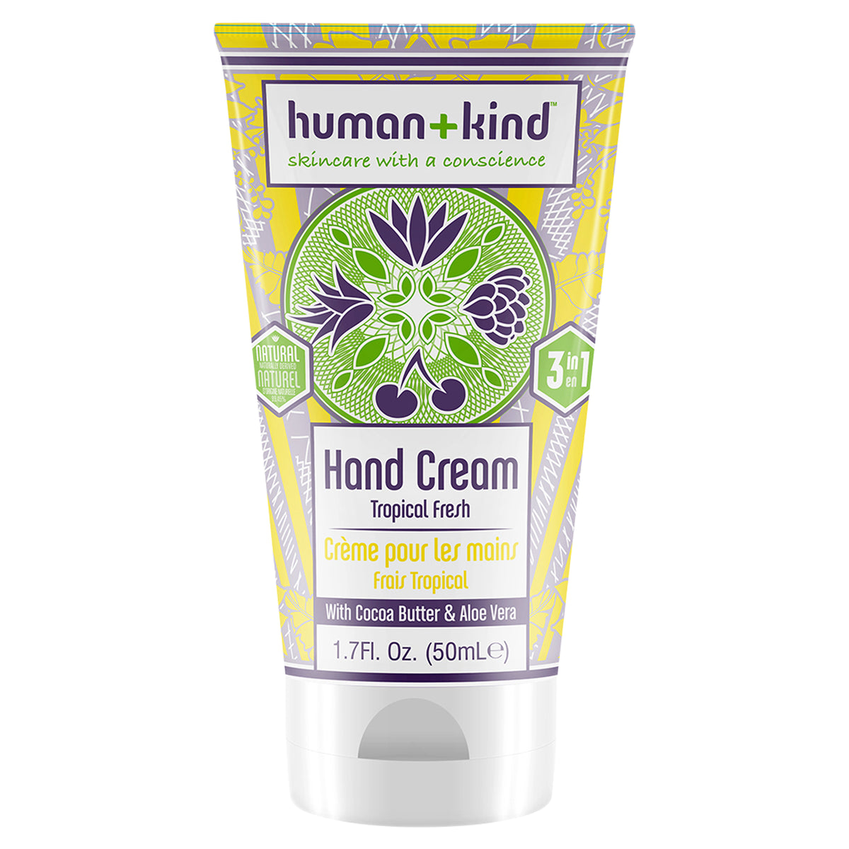 Hand Cream  Tropical Fresh by HumanKind for Unisex  17 oz Cream