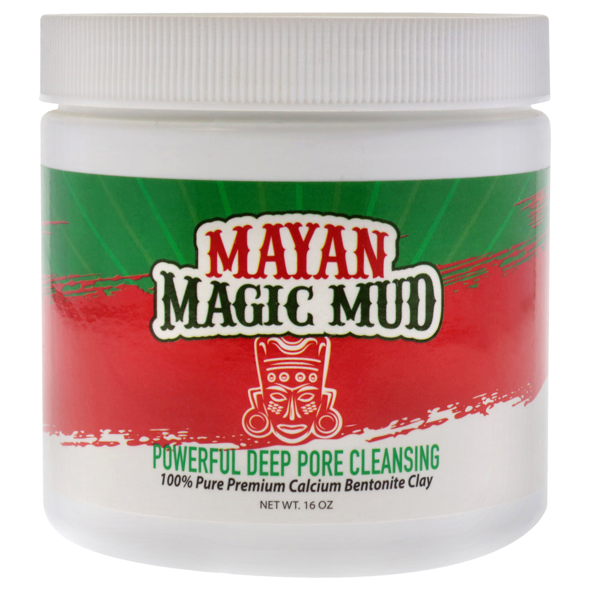 Powerful Deep Pore Cleansing Calcium Bentonite Clay by Mayan Magic Mud for Unisex  16 oz Cleanser