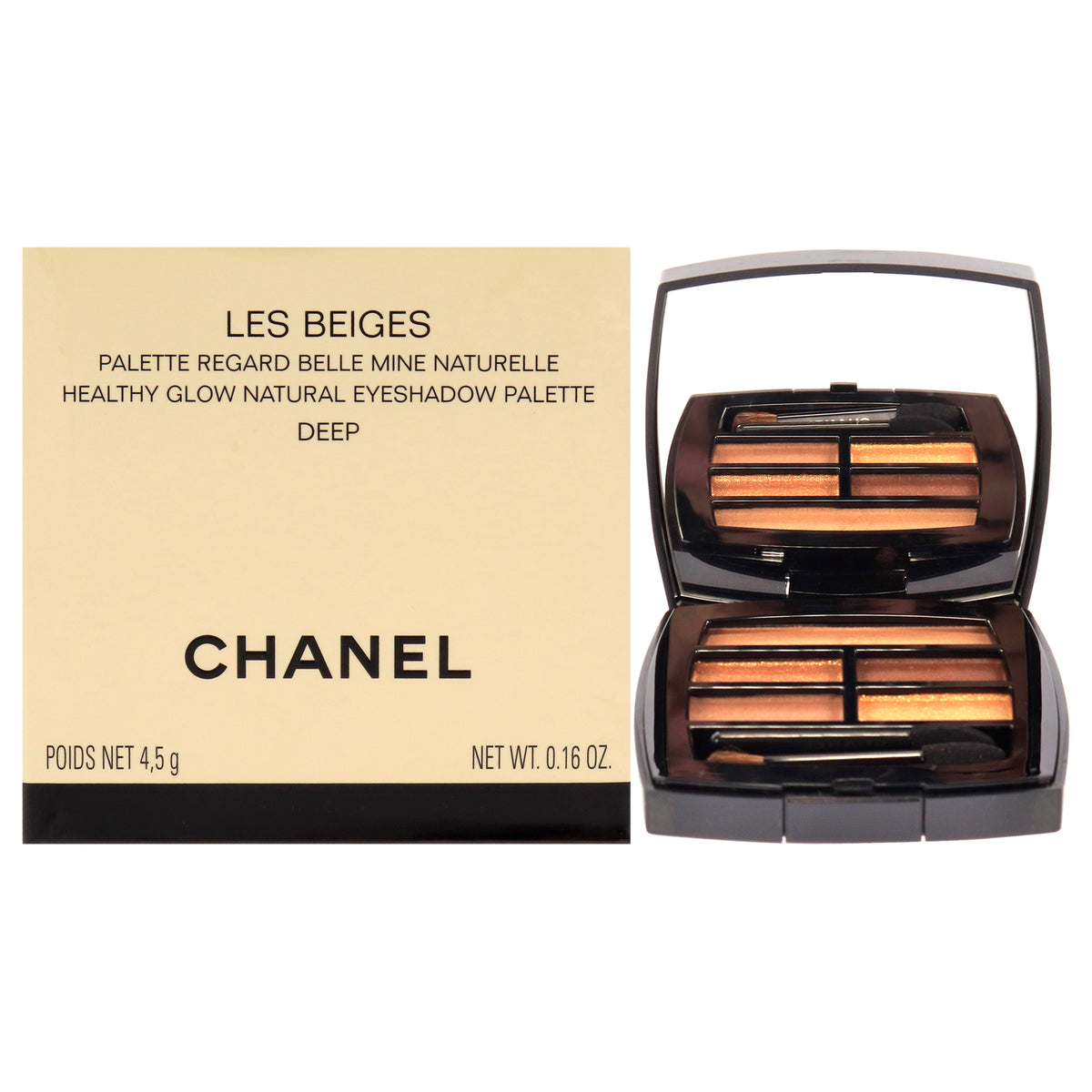 Les Beiges Healthy Glow Natural Eyeshadow Palette  Deep by Chanel for Women  016 oz Eye Shadow