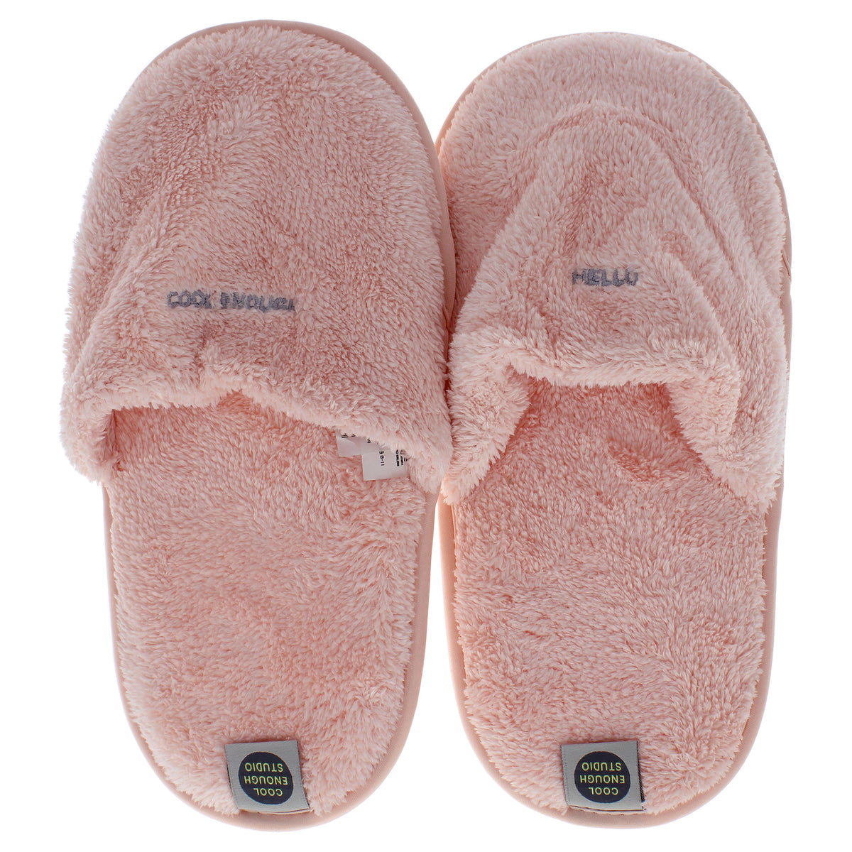 The Towel Slippers Pink  Large by Cool Enough Studio for Women  1 Pair Slippers