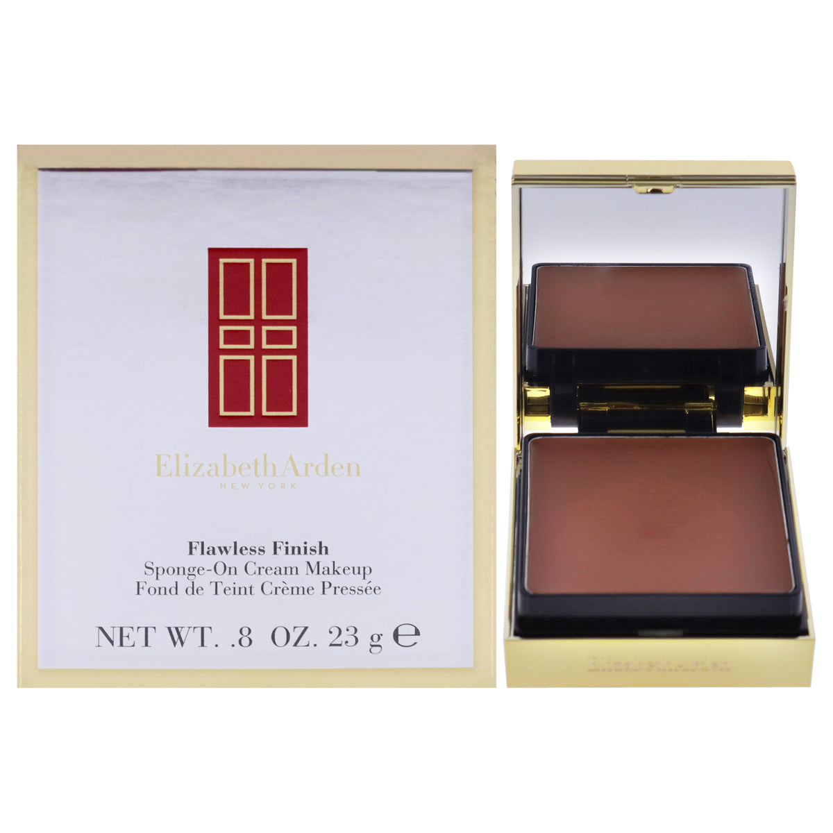 Flawless Finish SpongeOn Cream Makeup  57 Chestnut by Elizabeth Arden for Women  08 oz Foundation