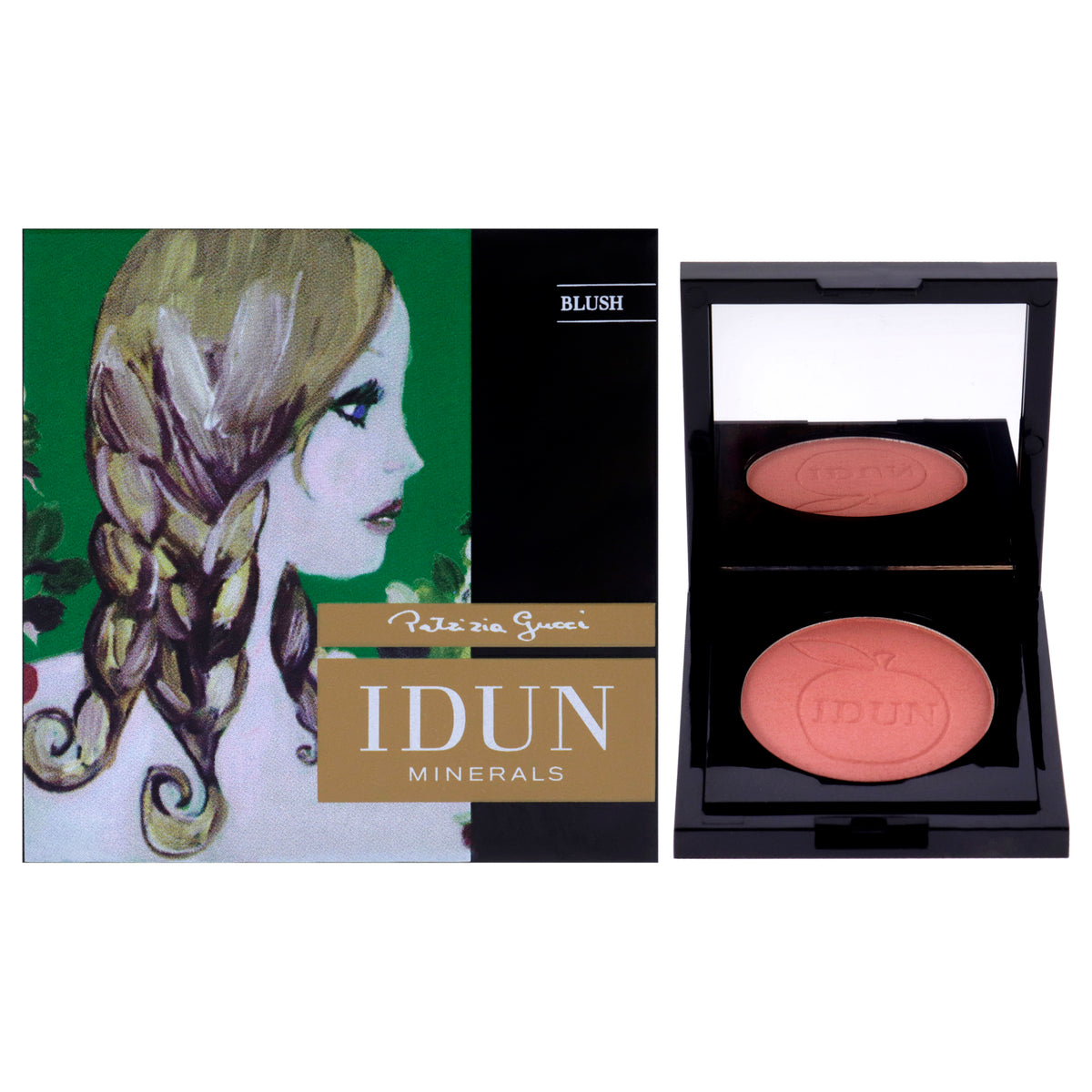 Pressed Mineral Blush  011 Smultron by Idun Minerals for Women  018 oz Blush