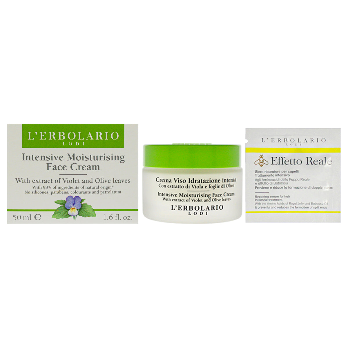 Intensive Moisturising Face Cream by LErbolario for Unisex  16 oz Cream