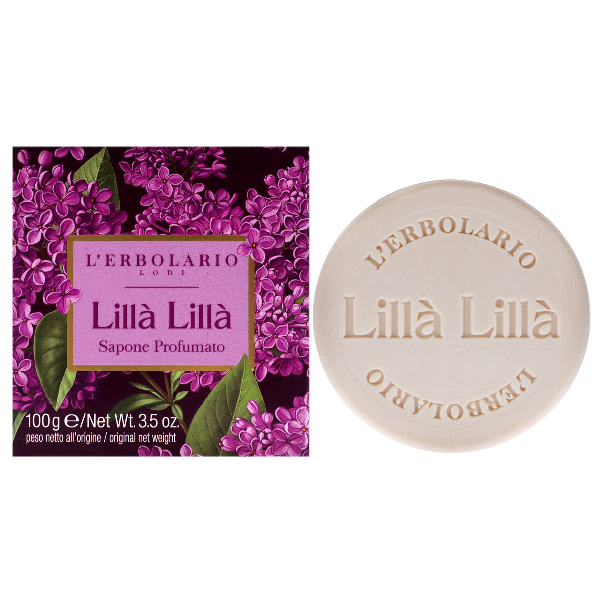 Lilac Lila Perfumed Soap by LErbolario for Unisex  35 oz Soap