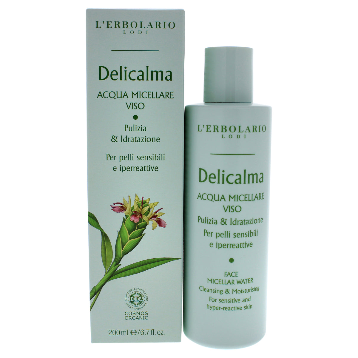 Delicalma Face Micellar Water by LErbolario for Unisex  67 oz Cleanser