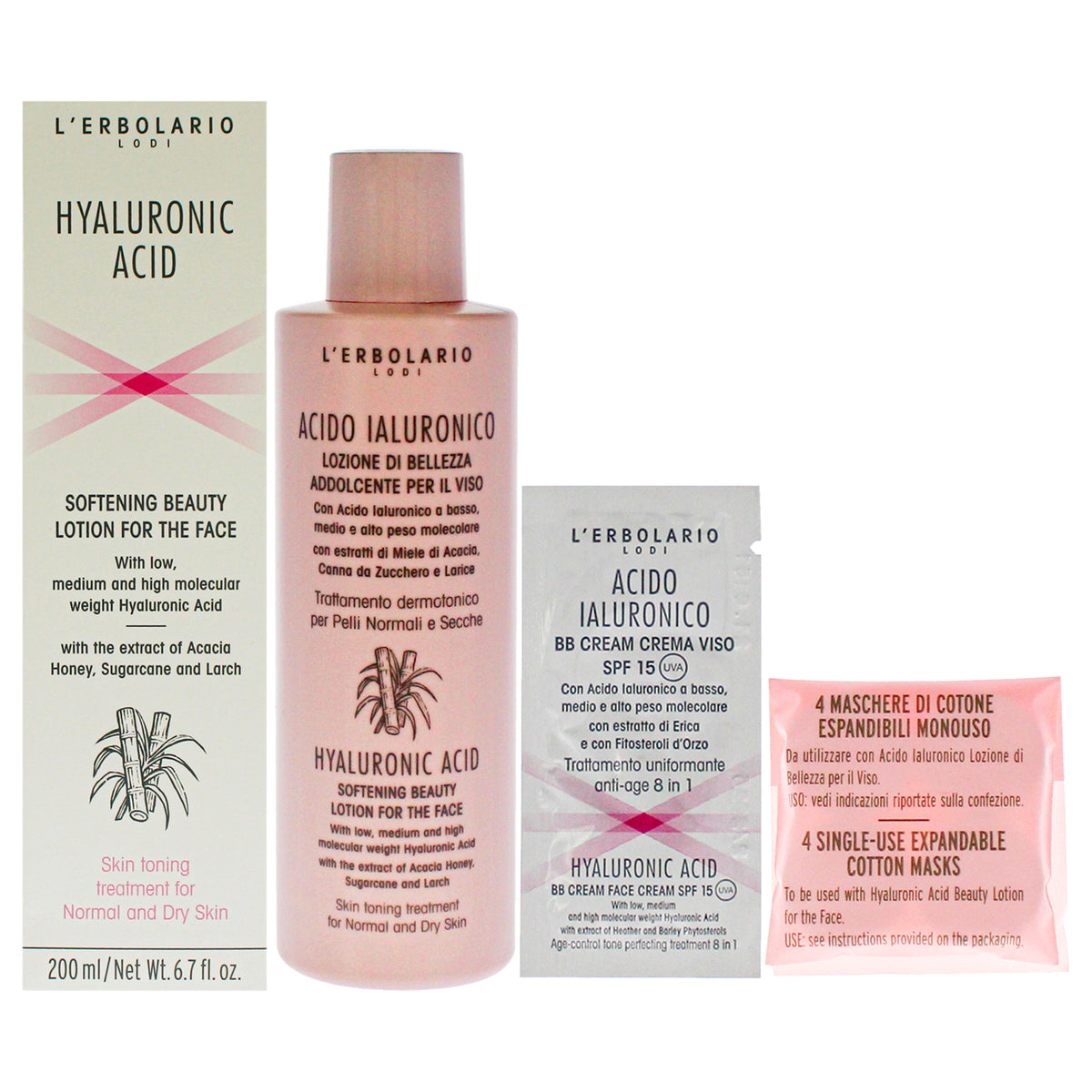 Hyaluronic Acid Softening Beauty Lotion by LErbolario for Unisex  67 oz Lotion