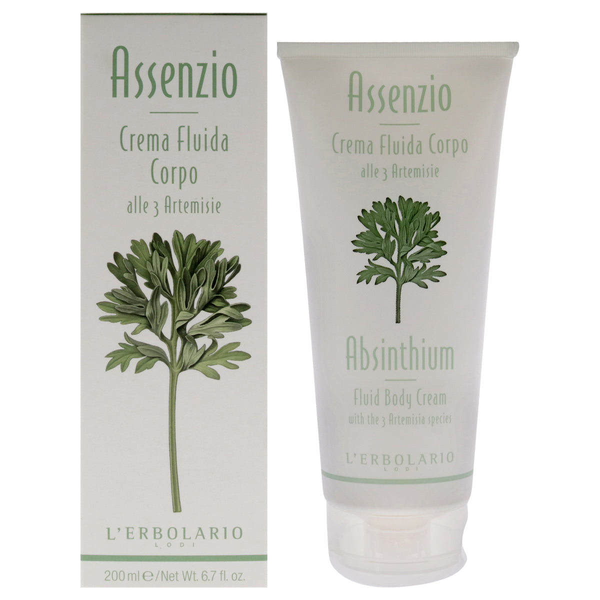 Fluid Body Cream  Absinthium by LErbolario for Unisex  67 oz Body Cream