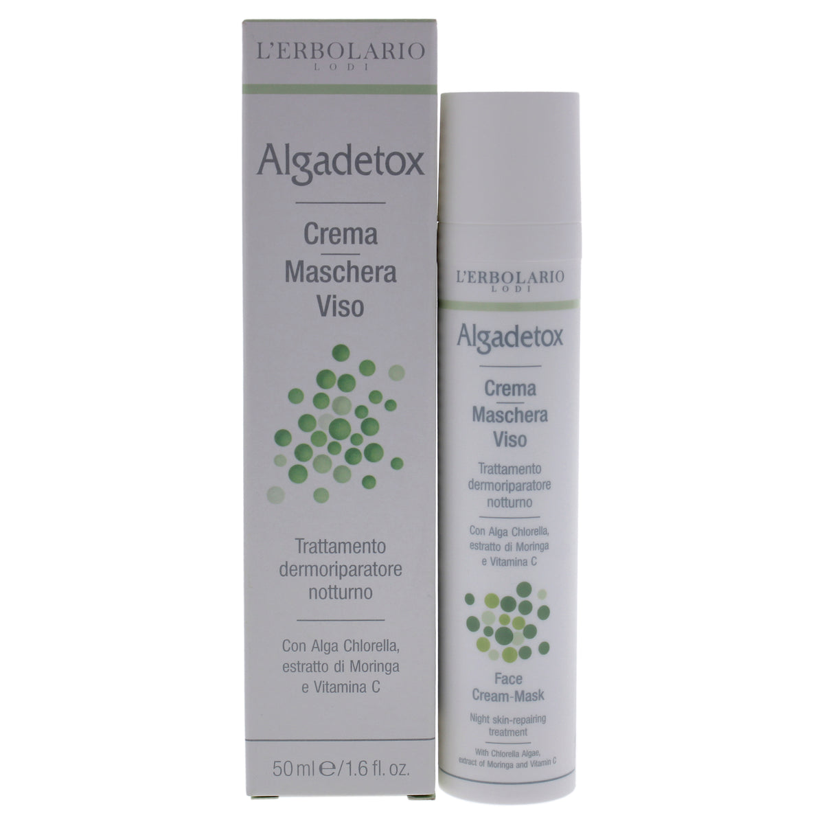 Algadetox Face Night Cream Mask by LErbolario for Unisex  16 oz Cream