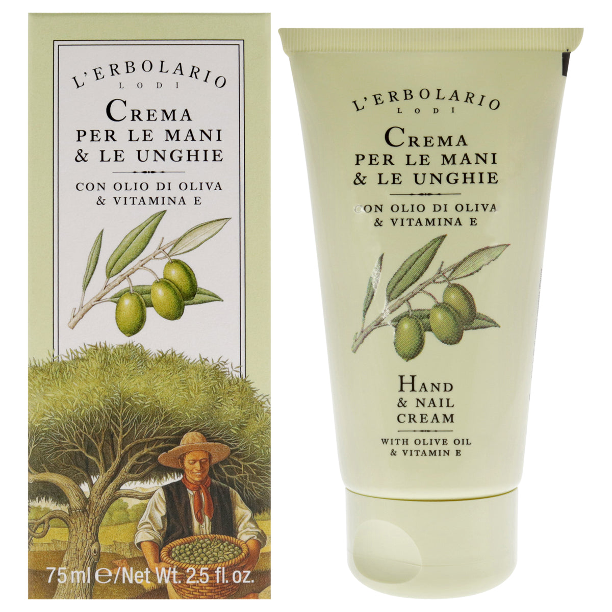 Hand and Nail Cream by LErbolario for Unisex  25 oz Cream