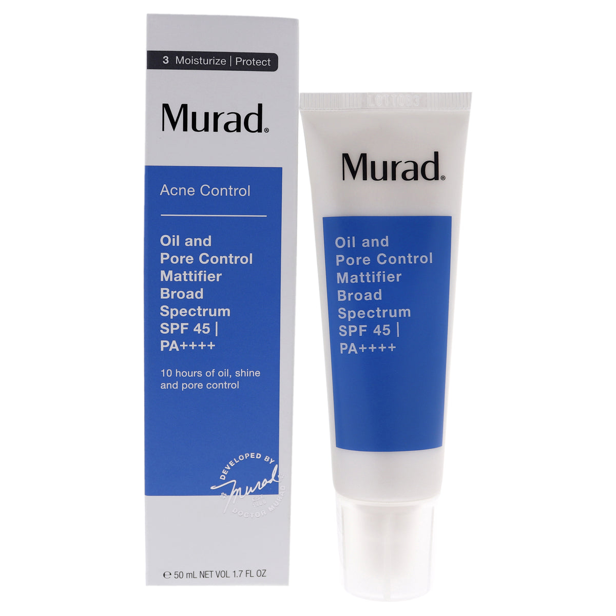 Oil and Pore Control Mattifier SPF 45 by Murad for Unisex  17 oz Sunscreen