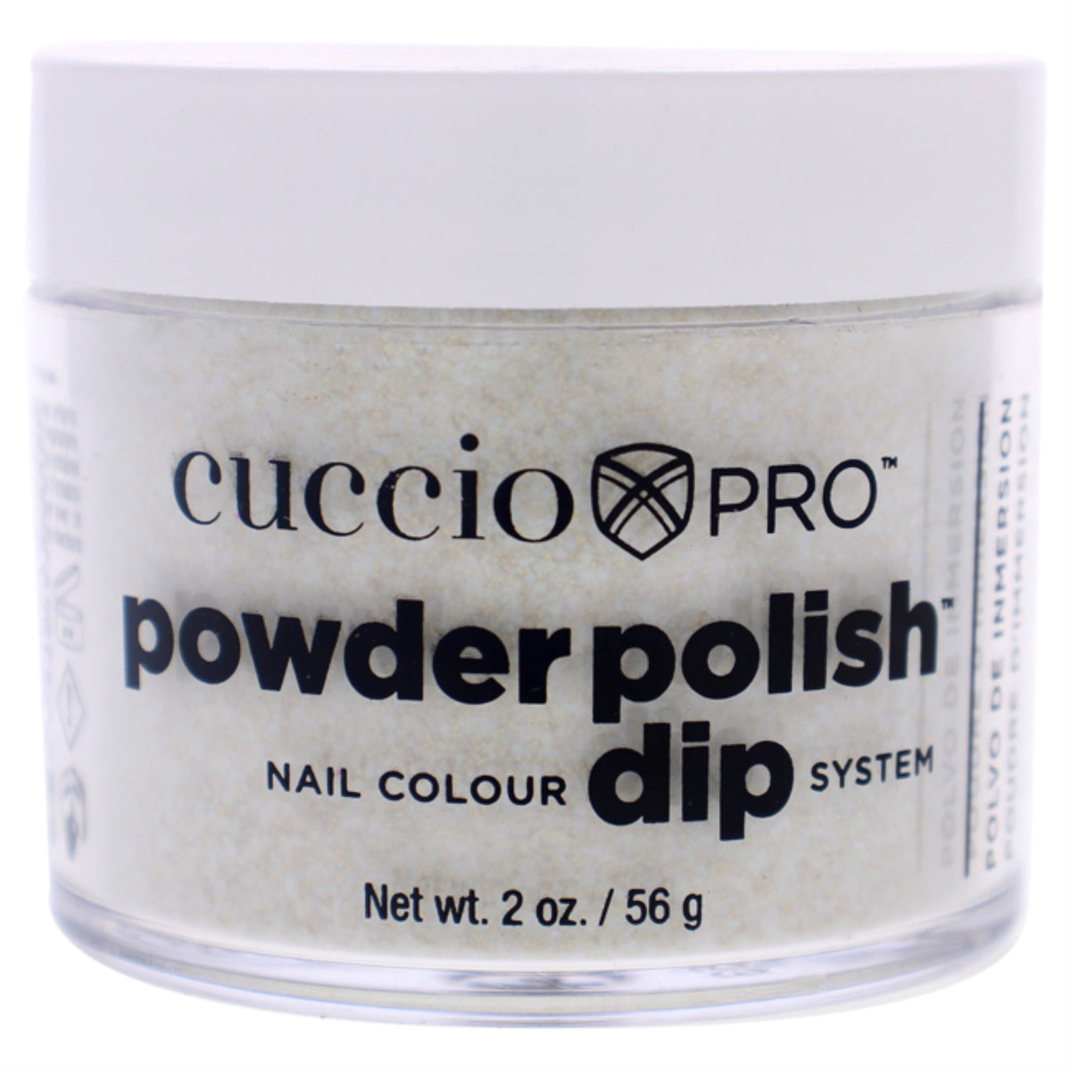 Pro Powder Polish Nail Colour Dip System  Gold Glitter by Cuccio Colour for Women  16 oz Nail Powder