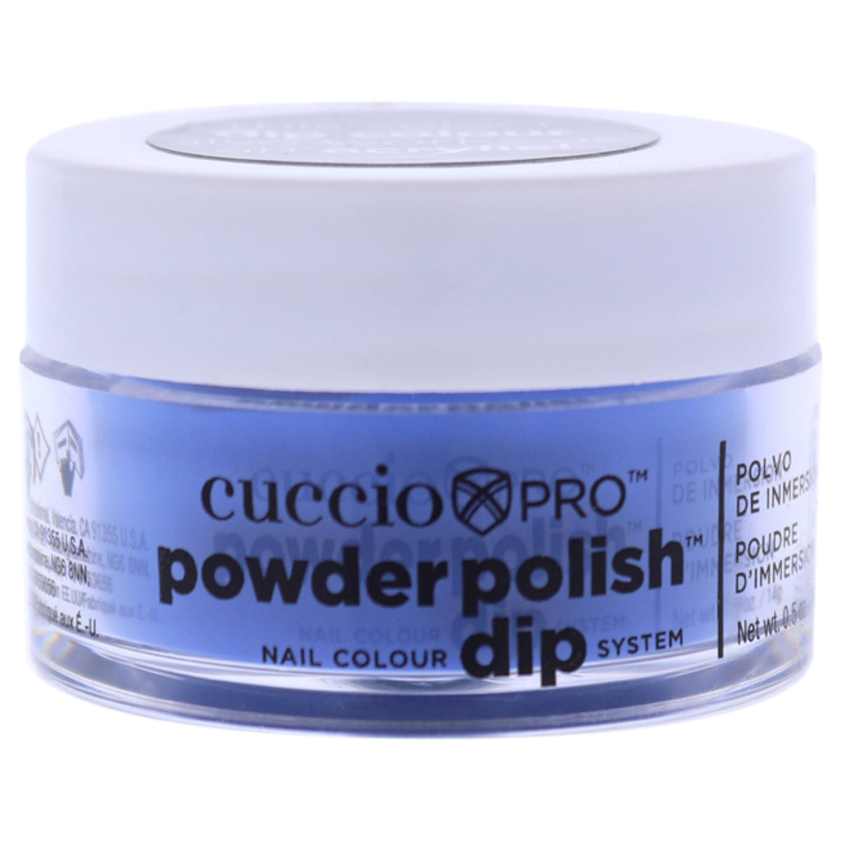 Pro Powder Polish Nail Colour Dip System  Ink Blue by Cuccio Colour for Women  05 oz Nail Powder