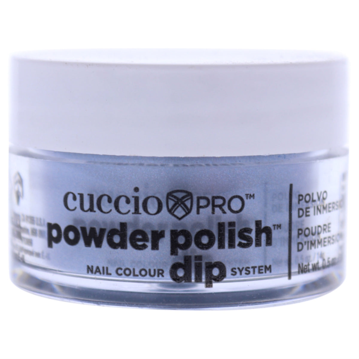 Pro Powder Polish Nail Colour Dip System  Blue with Blue Mica by Cuccio Colour for Women  05 oz Nail Powder