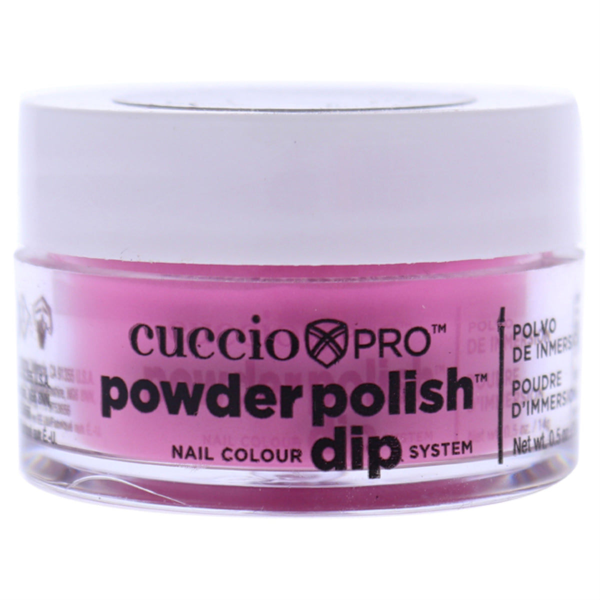 Pro Powder Polish Nail Colour Dip System  Bright Pink by Cuccio Colour for Women  05 oz Nail Powder