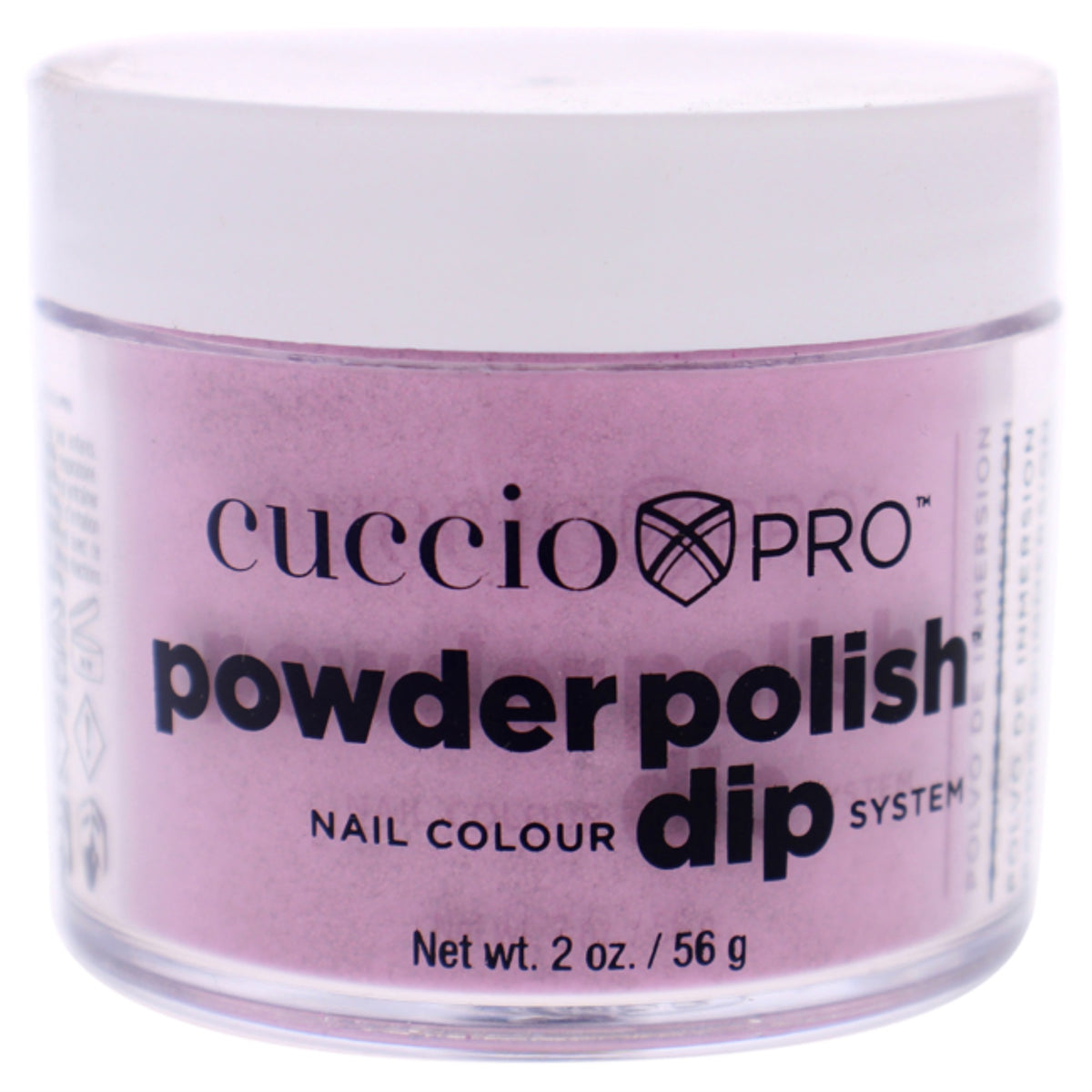 Pro Powder Polish Nail Colour Dip System  Deep Pink With Pink Glitter by Cuccio Pro for Women  16 oz Nail Powder