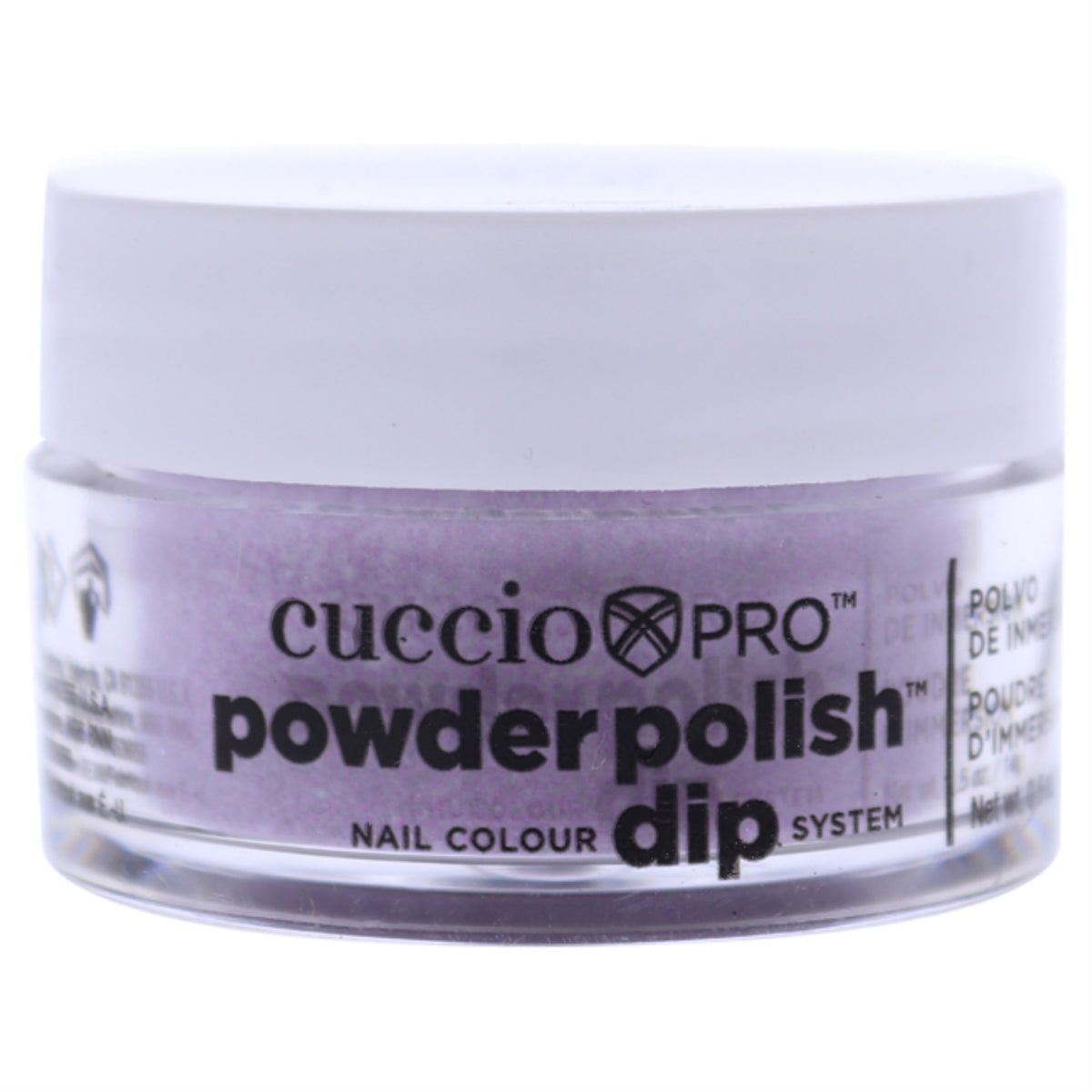 Pro Powder Polish Nail Colour Dip System  Fuchsia Pink Glitter by Cuccio Colour for Women  05 oz Nail Powder